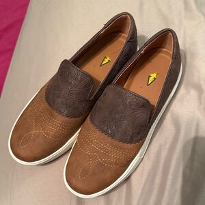 Volatile Brown Flats & Loafers with Comfortable Slip-On Design